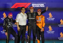 «FORMULA 1» ΘΡΙΑΜΒΟΣ ΓΙΑ ΤΟΝ ΤΖΟΡΤΖ ΡΑΣΕΛ ΣΤΟ 18ο GRAND PRIX ΣΤΗ ΣΙΓΚΑΠΟΥΡΗ