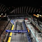 Cars line up on the grid, with Lando Norris, McLaren MCL38, on pole